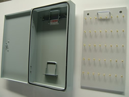 Photo of detachable tray and lock box